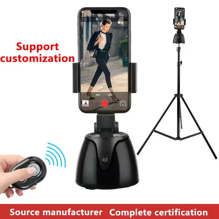 Support de Bureau pour Selfie à Cardan AI 360 – Le Compagnon Parfait pour Vos Vlogs !